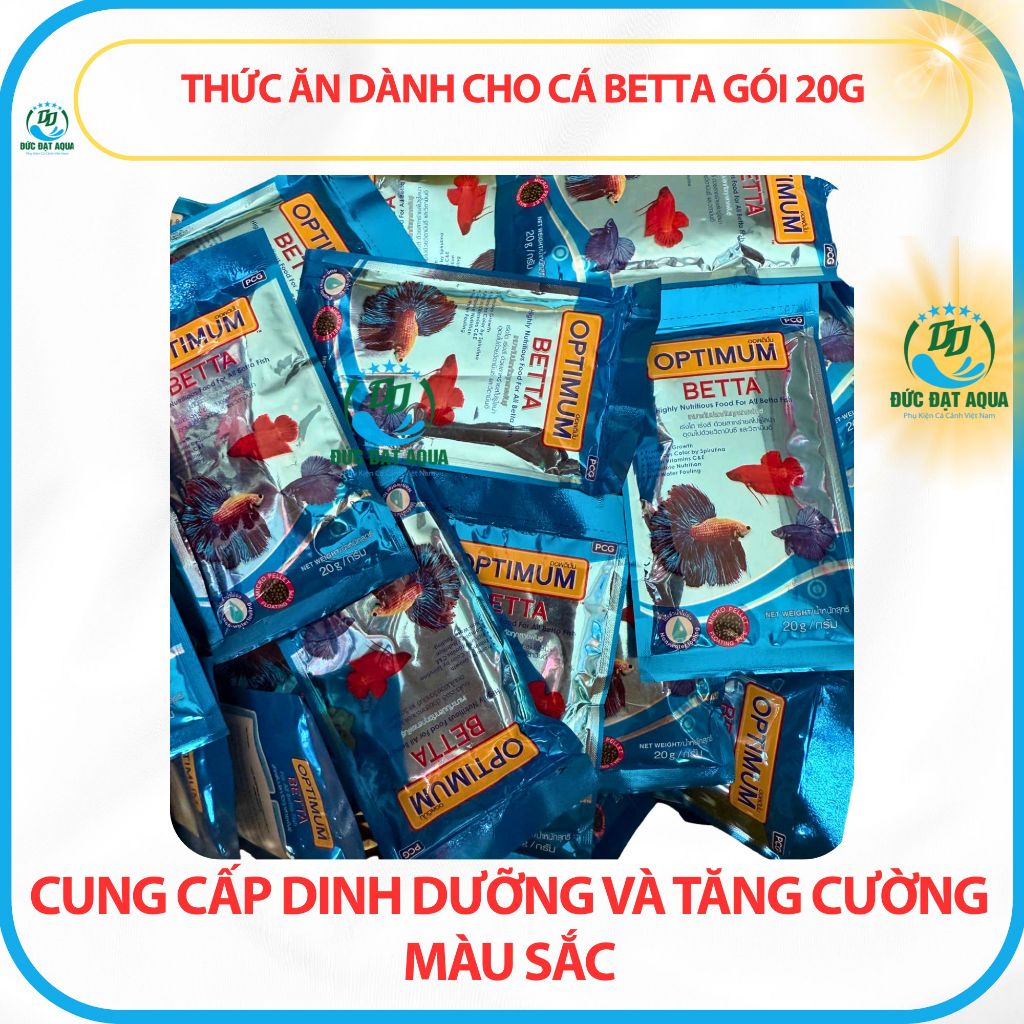 cám cá optimum batta dành cho cá trọi ,cá cờ , tảo xoắn giúp màu sắc cá rực rỡ, Cung Cấp Dinh Dưỡng 7