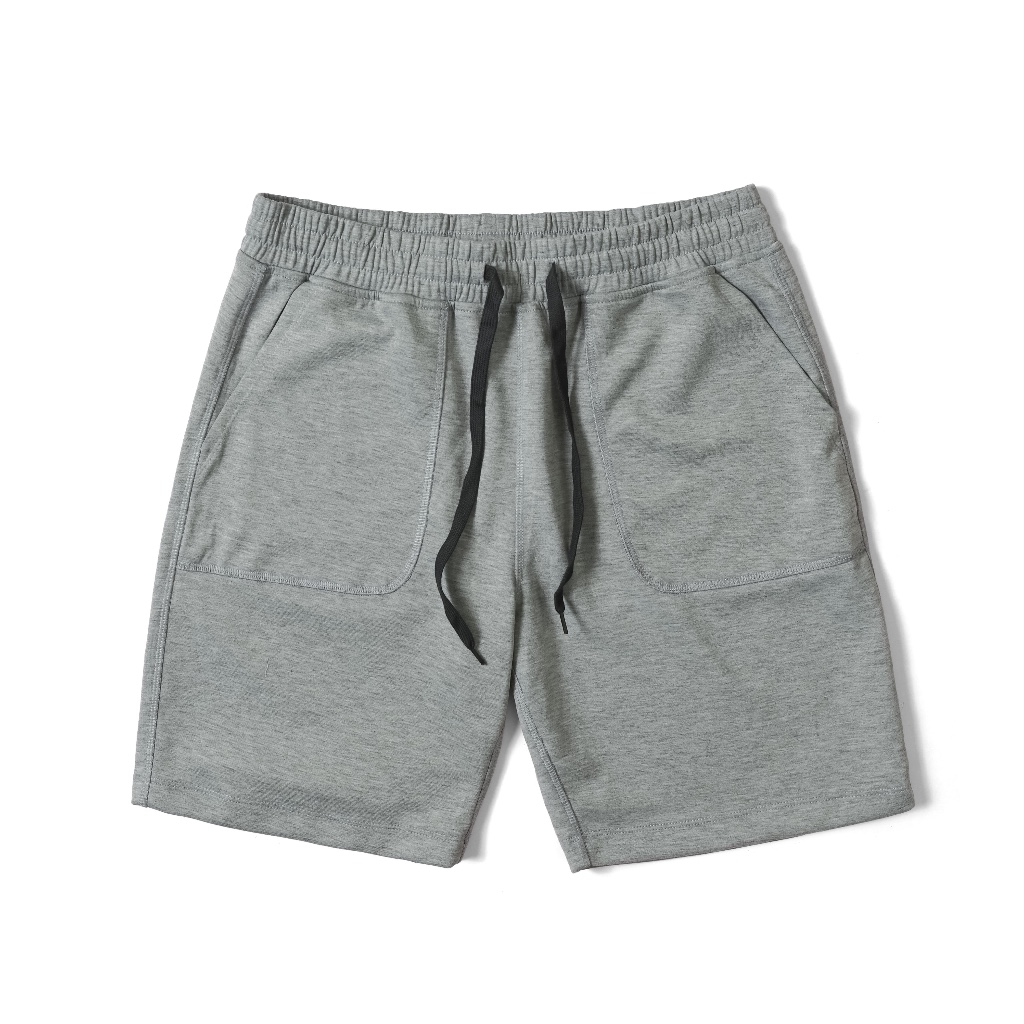 Quần Đùi Thể Thao YOURNAME Active 3 Túi Tiện Lợi Có Dây Kéo - Vải Thun Poly-Rayon Co Giãn, Mềm Mịn