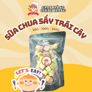 Viên Sữa Chua Sấy Thăng Hoa Mix Nhiều Vị Trái Cây Ngon Cực Kỳ Ăn Là Mê Tại Bếp Lisa - Đặc Sản Đà Lạt