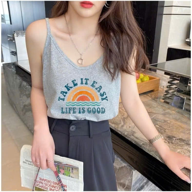Áo dây nữ cotton hàng đẹp mẫu mới quyến rũ giá rẽ kiểu dáng basic đơn giản trẻ trung cực xinh hot hit hanava
