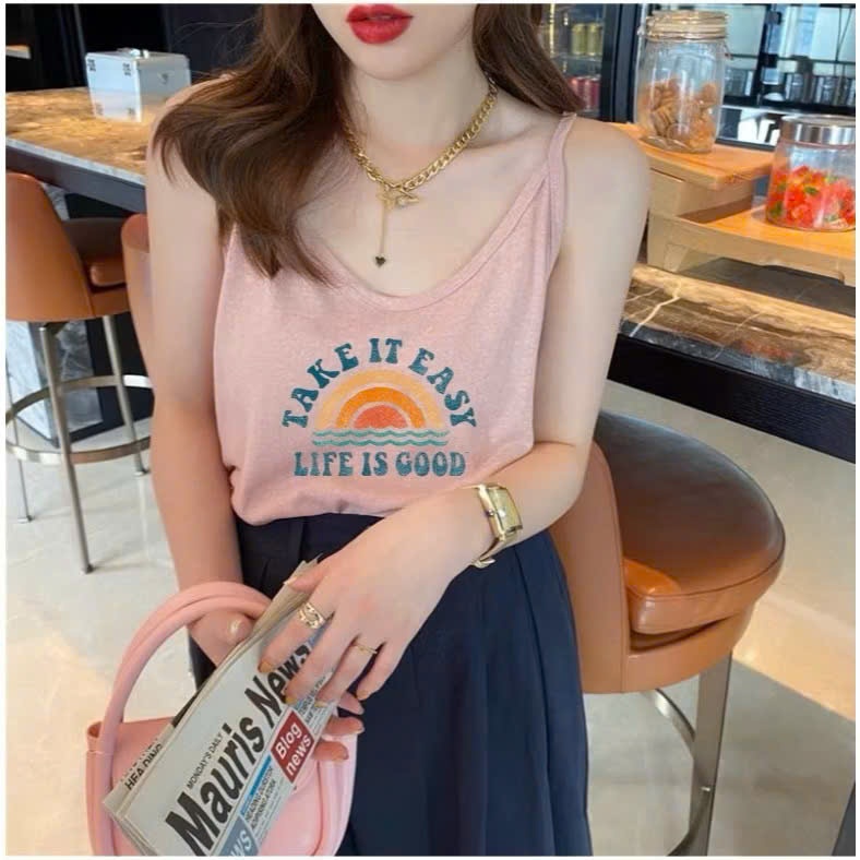 Áo dây nữ cotton hàng đẹp mẫu mới quyến rũ giá rẽ kiểu dáng basic đơn giản trẻ trung cực xinh hot hit hanava