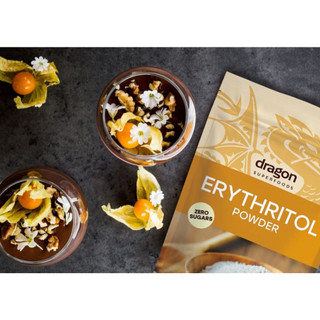 Đường ăn kiêng Erythritol hữu cơ zero sugar Dragon Superfoods 250g