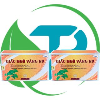 Combo 2 Hộp Giấc Ngủ Vàng HD Cam - Rostex - Hải Dương - Vitamin Phục Hồi