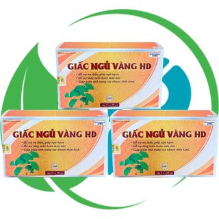 Combo 3 Hộp Giấc Ngủ Vàng HD Cam - Rostex - Hải Dương - Vitamin Phục Hồi