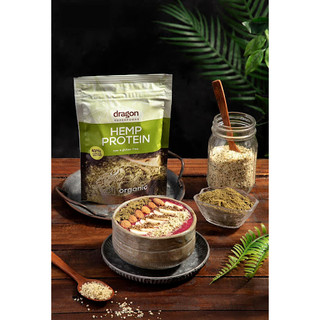 Protein hạt gai d a u hữu cơ Dragon Superfoods Hemp Protein/ Diet-food 200g