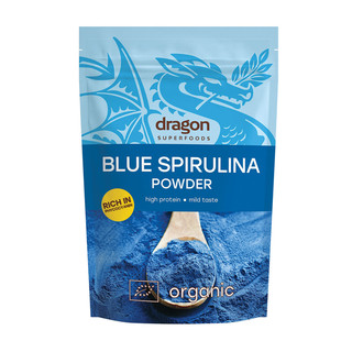 Bột tảo xoắn xanh Blue Spirulina hữu cơ Dragon Superfoods active phycocyanin