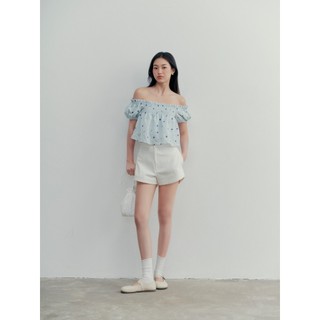 Áo OLV trễ vai babydoll tay bồng nhún ngực dễ thương Babette nhiều màu phù hợp đi chơi dạo phố OLV