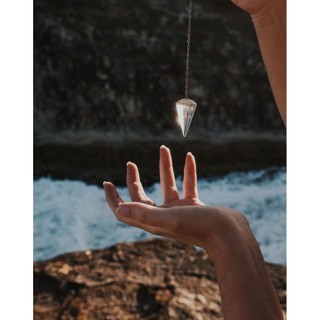 Con Lắc Cảm Xạ Đá Thạch Anh Energy Crystal