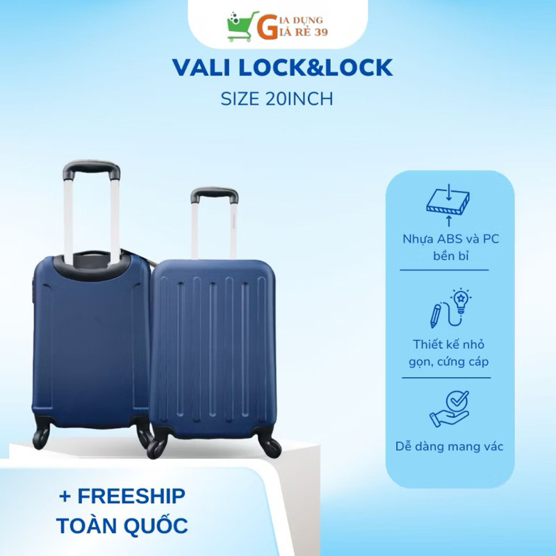 Vali Lock&Lock 20inch Siêu Hot – Hàng Tặng Từ Sữa, Giá Ưu Đãi! | Shopee ...