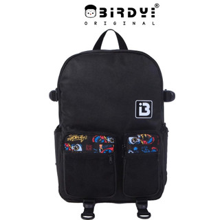 Balo nam đi học thời trang màu đen, trắng nam nữ Local Brand BIRDYBAG - COOL BACKPACK