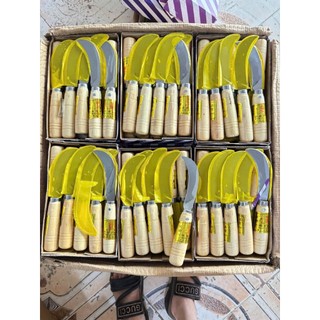 Liềm Cắt Chuối - Dao Gọt Hoa Quả Trái Cây Cán Gỗ Chất Liệu Thép Không Gỉ Siêu Sắc - Hàng Nội Địa Trung - Sỉ Sll