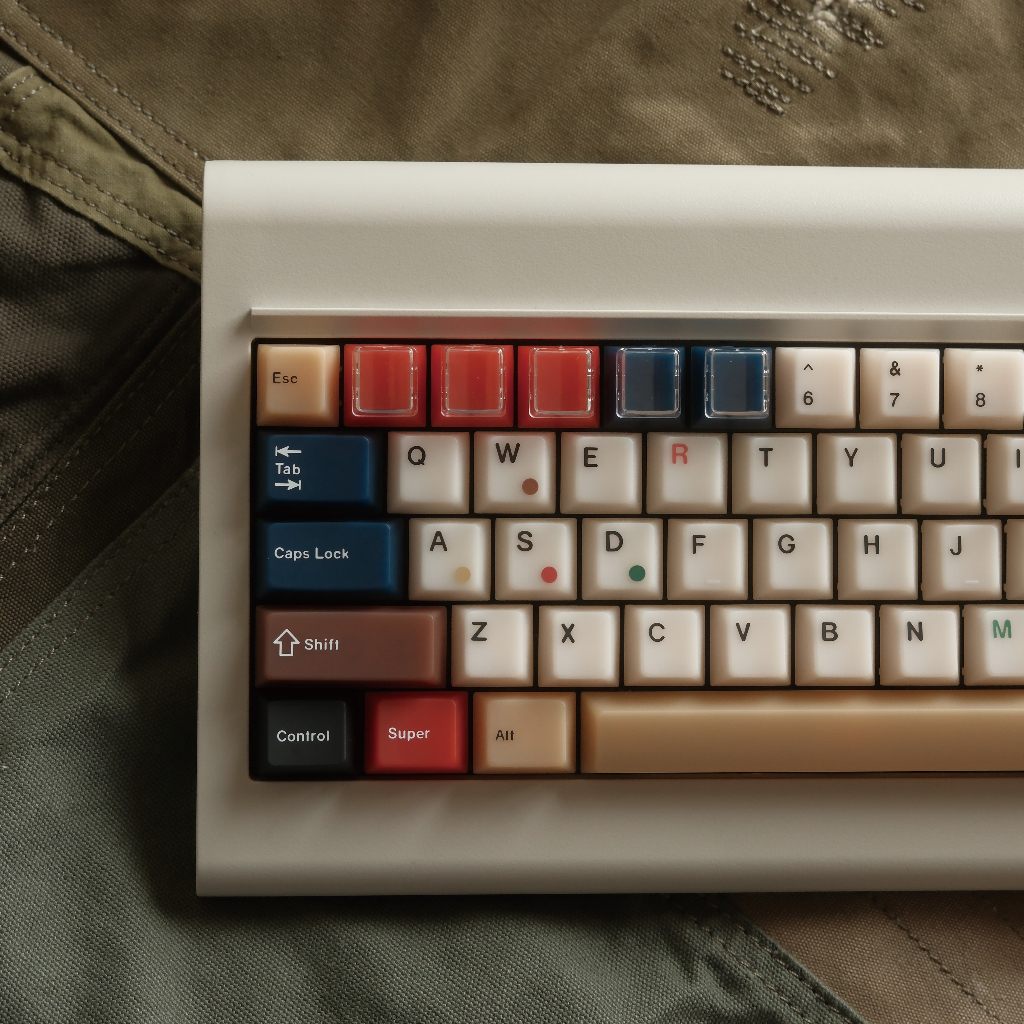 Keycap Mixed Light Retro PC | Xuyên Led | Nhựa Jade PC | BigBuy360 - bigbuy360.vn