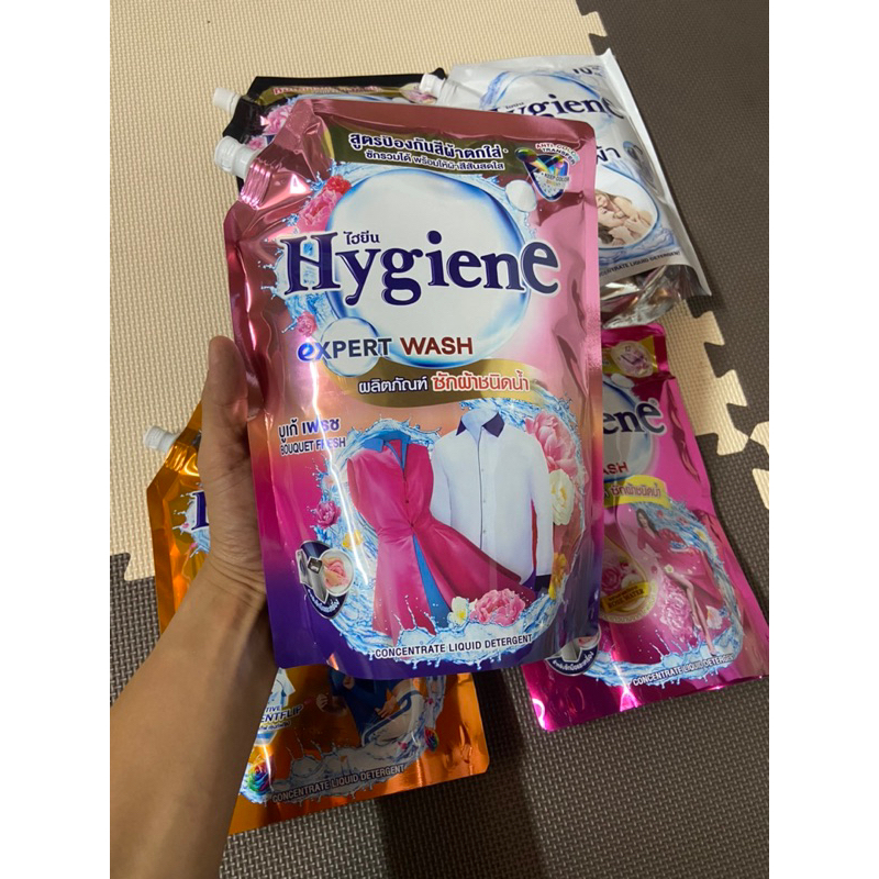 Nước Giặt Hygiene Nội Địa Thái 2025 - Túi 1400ml - Hương Thơm Lâu, Sạch Sâu