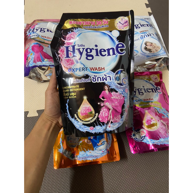 Nước Giặt Hygiene Nội Địa Thái 2025 - Túi 1400ml - Hương Thơm Lâu, Sạch Sâu