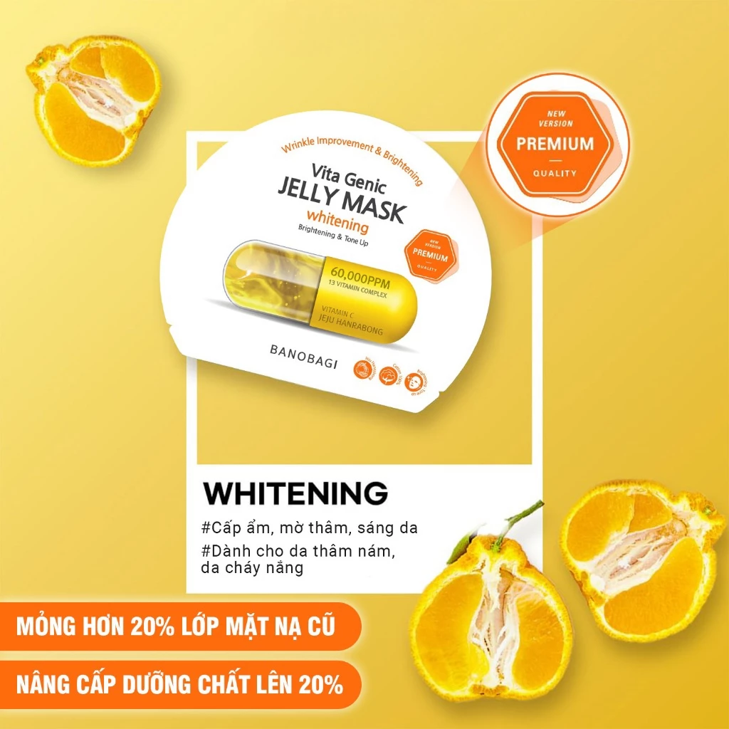 COMBO 10 Miếng Mặt Nạ BANOBAGI PREMIUM Thế Hệ Mới, Dưỡng Da Chuyên Sâu Dành Cho Mọi Loại Da 30ml