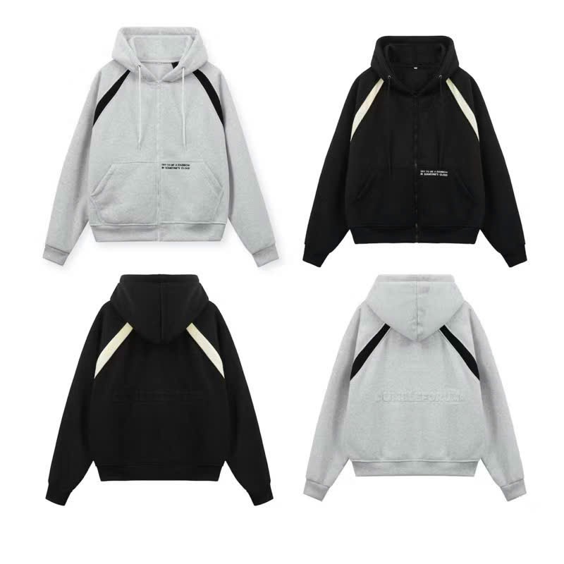 Áo Khoác Hoodie borm boxy dáng rộng, chữ dập nổi, form rộng, chất vải nỉ bông dày dặn khoác ngoài nam nữ