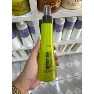 Sữa Xịt dưỡng tóc KERATIN MOISTURE LOTION KARANZ collagen giữ ẩm phục hồi khô xơ rối hư tổn 250ml