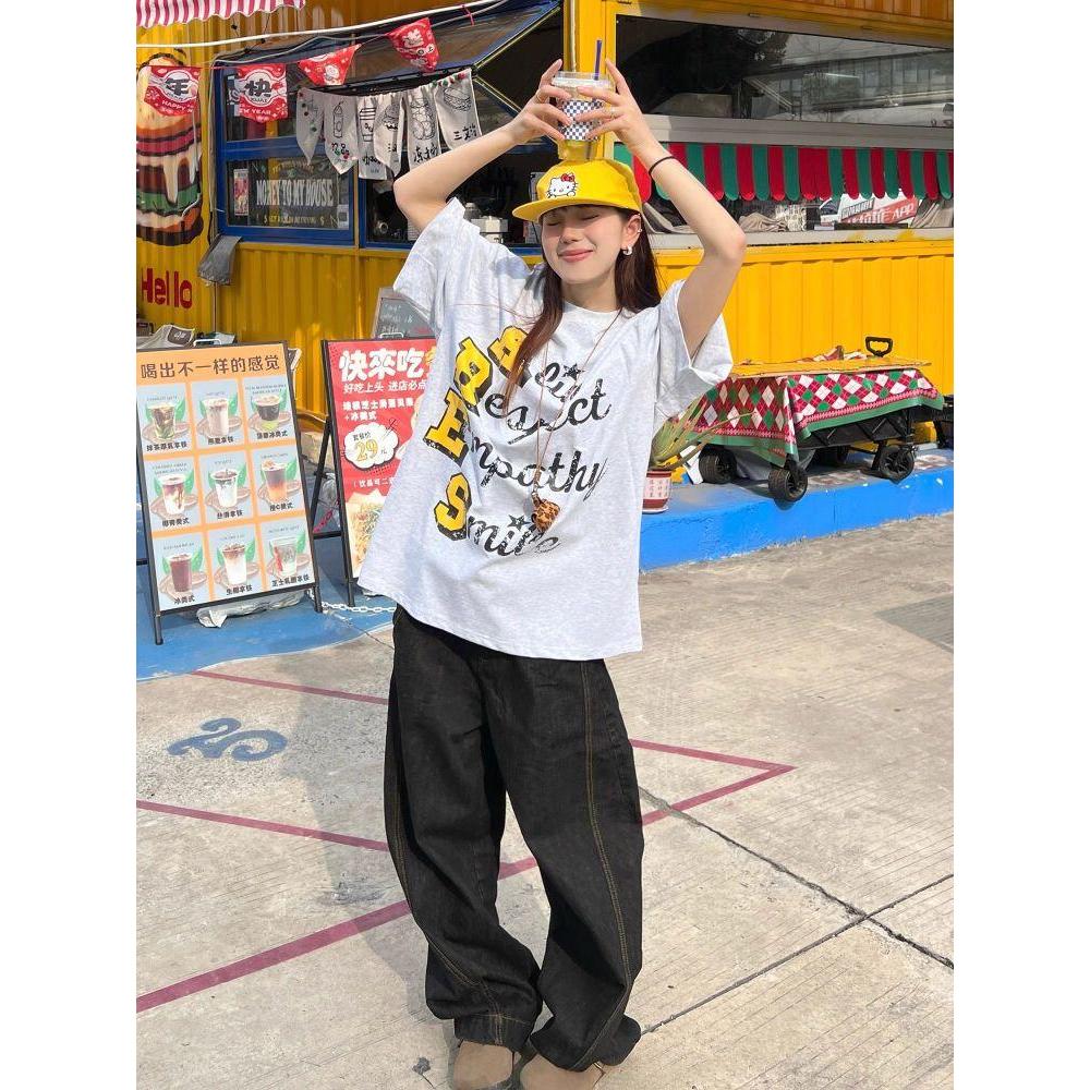 Áo thun BLACKDOKI-ARES LOGO , áo phông basic 260gsm cotton form rộng tay lỡ nam nữ cổ tròn Menswear Womenwear