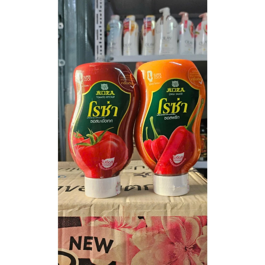 [COMBO TƯƠNG ỚT + TƯƠNG CÀ ROZA] Tương Ớt - Tương Cà Roza 500g Thái Lan Gia Vị Thơm Ngon, Đậm Vị