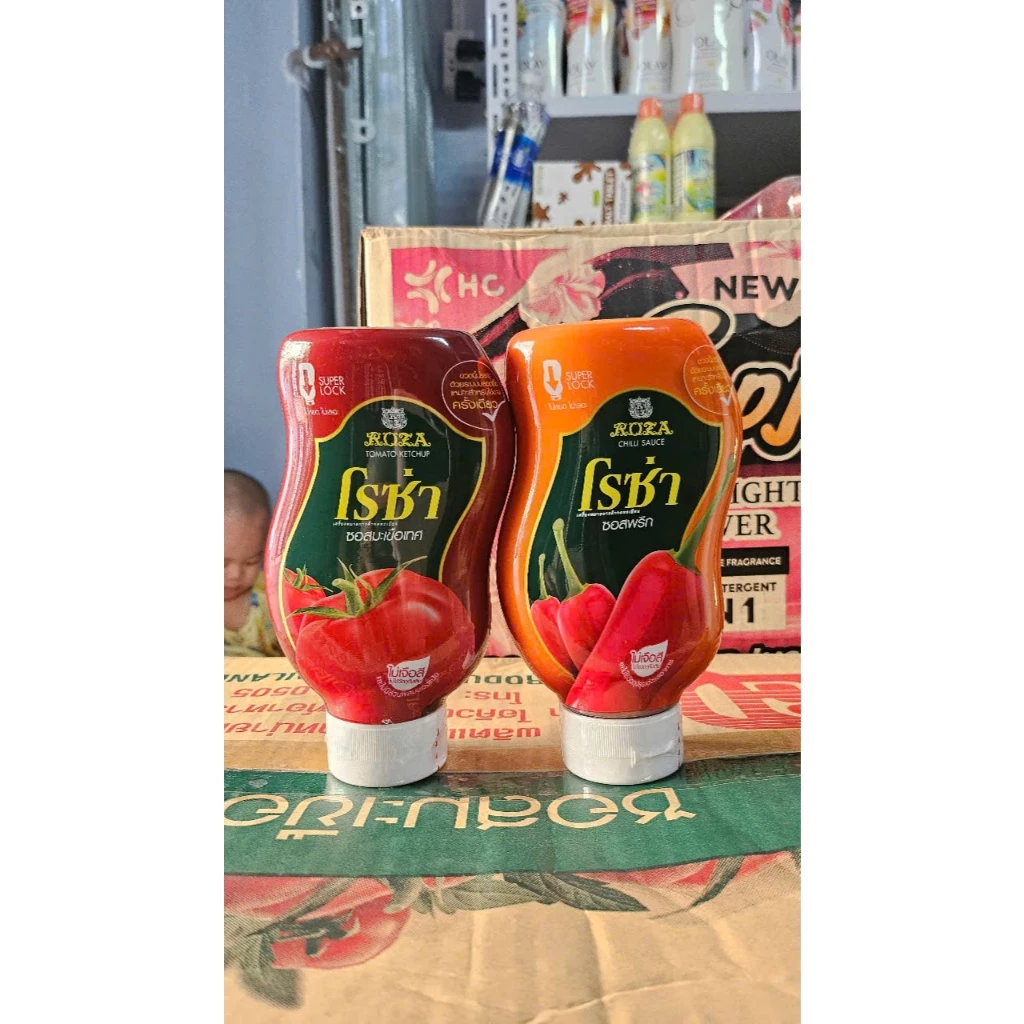 [COMBO TƯƠNG ỚT + TƯƠNG CÀ ROZA] Tương Ớt - Tương Cà Roza 500g Thái Lan Gia Vị Thơm Ngon, Đậm Vị