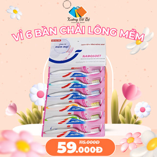 Vỉ 6 bàn chải đánh răng P/s