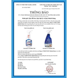 Tẩy đa năng Dr Natro tẩy sạch mọi vết bẩn công nghệ ion từ trường 500ml - Sumiya