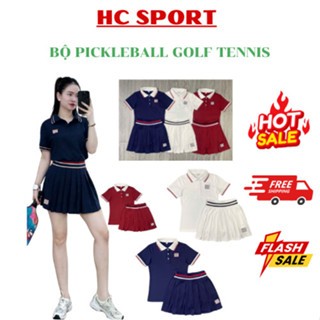 Bộ quần áo thể thao nữ, Bộ váy áo tập Pickleball, Golf, Tennis, Cầu lông...Hàng Cao cấp