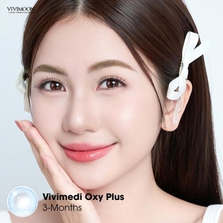 Kính áp tròng cận trong suốt 3 tháng không giãn chống ánh sáng xanh chất liệu cao cấp Vivimoon (Giá 01 chiếc)