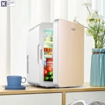 Tủ Lạnh Mini 12L KDZ Đựng Mỹ Phẩm Trữ Đồ Uống Trên Ô Tô, Tủ Lạnh Mỹ Phẩm Có Gương Điều Chỉnh Nhiệt Độ Trữ Sữa Cho Bé — ảnh 5