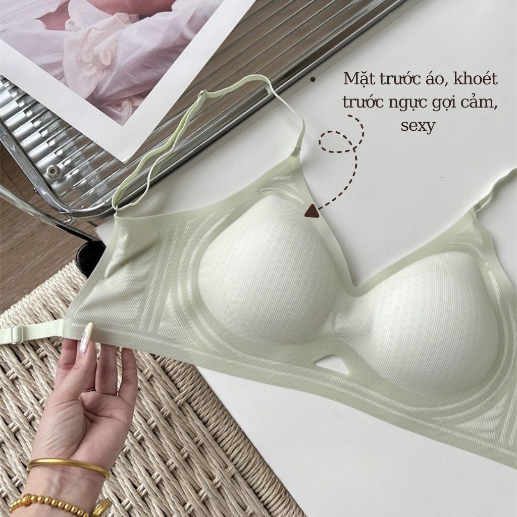 Áo ngực su nữ đệm mút vừa nâng đỡ ngực mềm mại thoáng khí bản lưng hở gợi cảm quyến rũ LANIXA A1107
