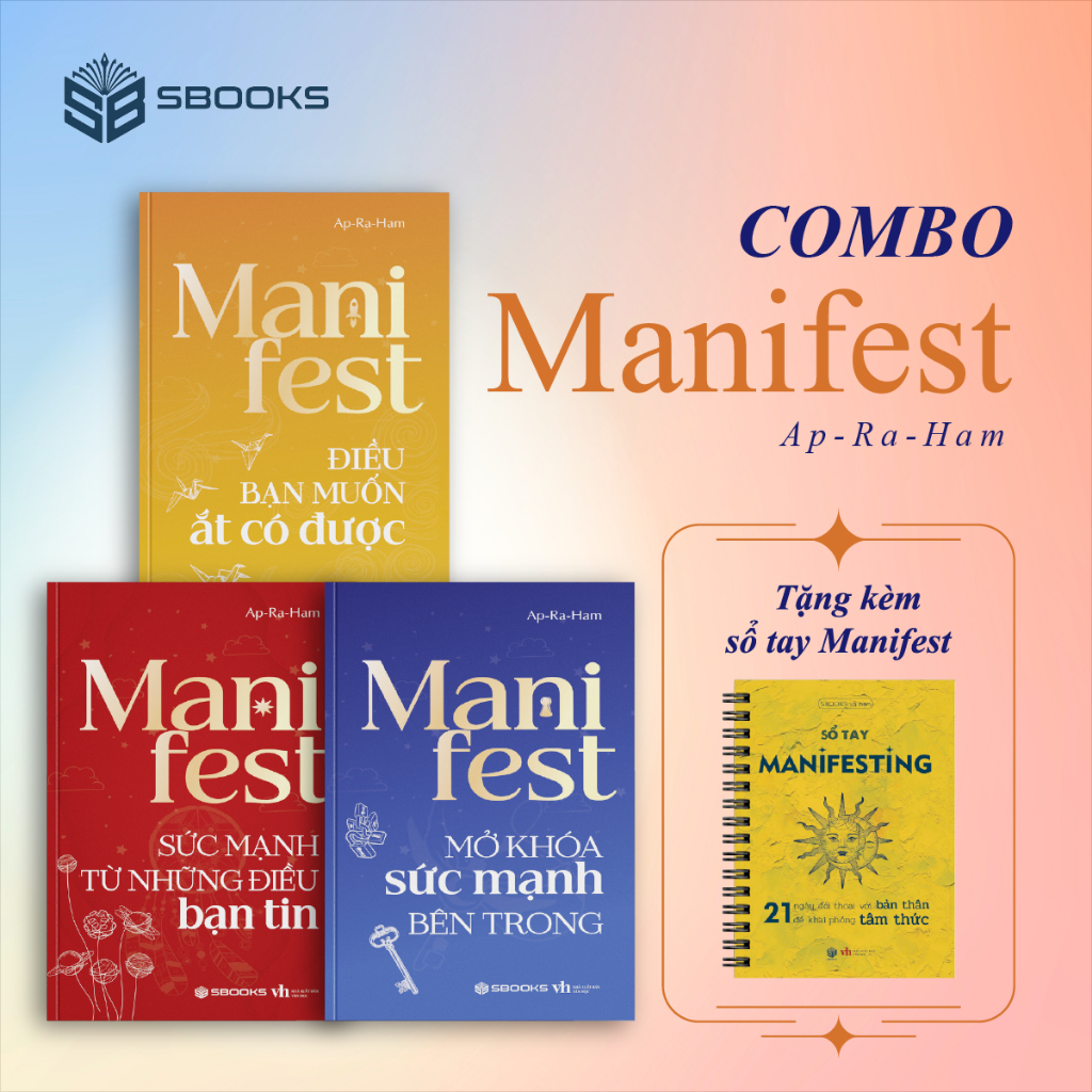 Sách Combo 3 Cuốn Manifest - SBOOKS