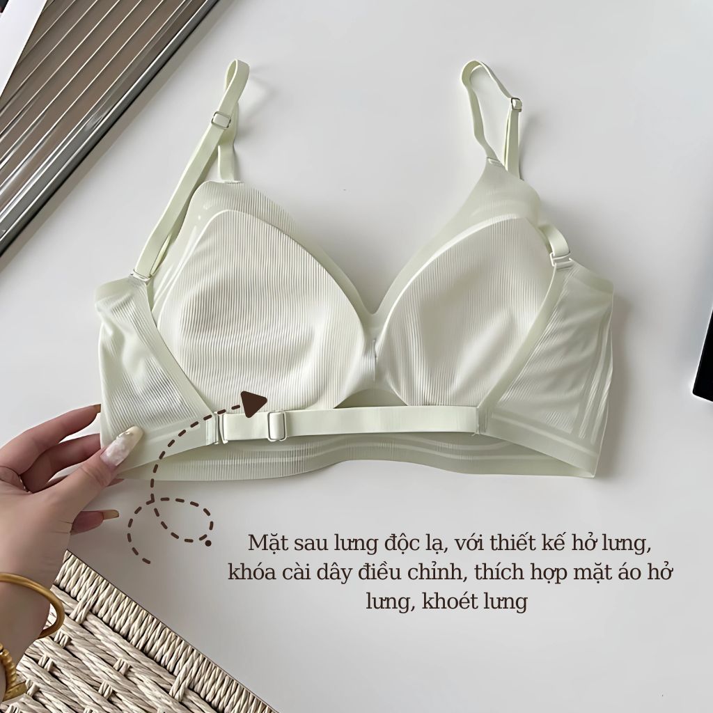 Áo ngực su nữ đệm mút vừa nâng đỡ ngực mềm mại thoáng khí bản lưng hở gợi cảm quyến rũ LANIXA A1107