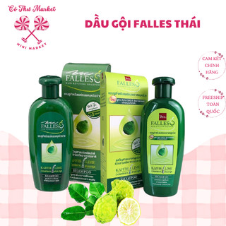 [ CHÍNH HÃNG] Dầu Gội Và Xả Ngăn Rụng Tóc Falless Màu Xanh Đậm Chai 180ML - CÔ THƯ MARKET