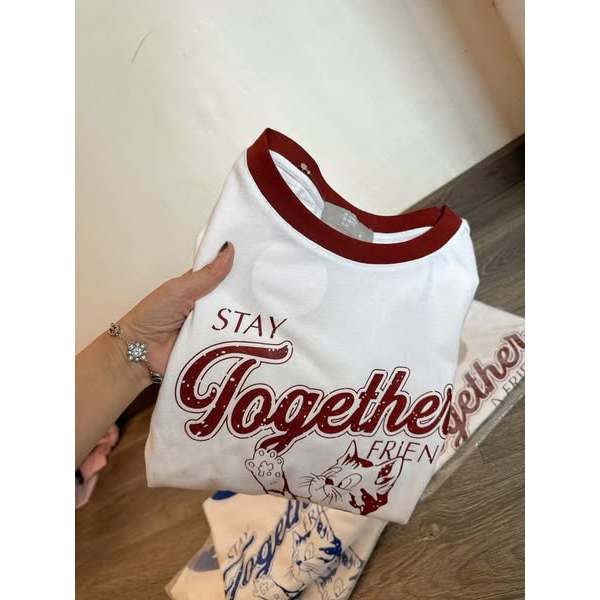 🧸 ÁO THUN “STAY TOGETHER” CỰC XINH 🧸   -a01100.