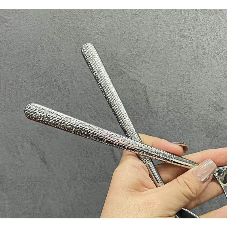 Thìa Inox Phong Cách Sang Trọng Ăn Cơm Canh Cao Cấp Thìa Vân Cán CKM57