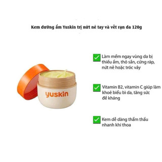Kem bôi nứt nẻ tràm ngứa YUSKINA 120G Nhật Bản