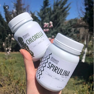 Viên tảo hữu cơ Dragon Superfoods/ Diet-food Spirulina/ Chlorella/ Blue Spirulina tablets