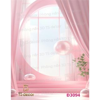 Phông nền Livestream Mở Rộng Góc Chụp ảnh Nhìn 3D/5D