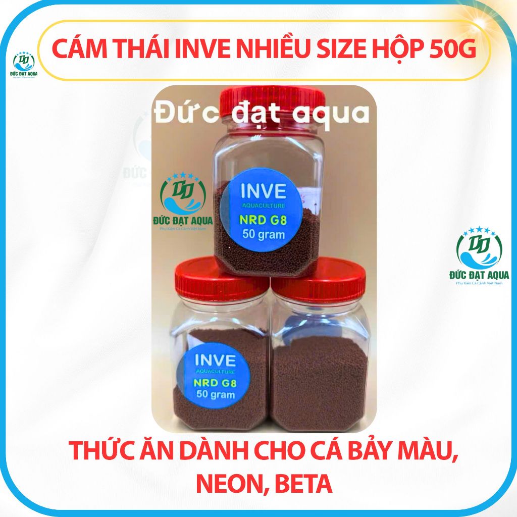 Cám thái Inve 3/5-5/8-G8-G12 Thức Ăn Cho các loại Cá Cảnh thuỷ sinh ,cá bảy màu,betta
