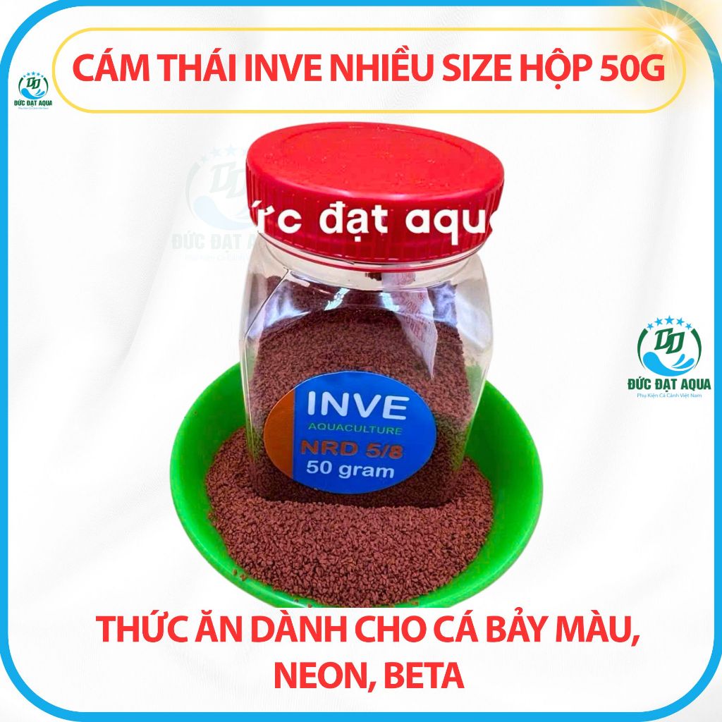 Cám thái Inve 3/5-5/8-G8-G12 Thức Ăn Cho các loại Cá Cảnh thuỷ sinh ,cá bảy màu,betta 6
