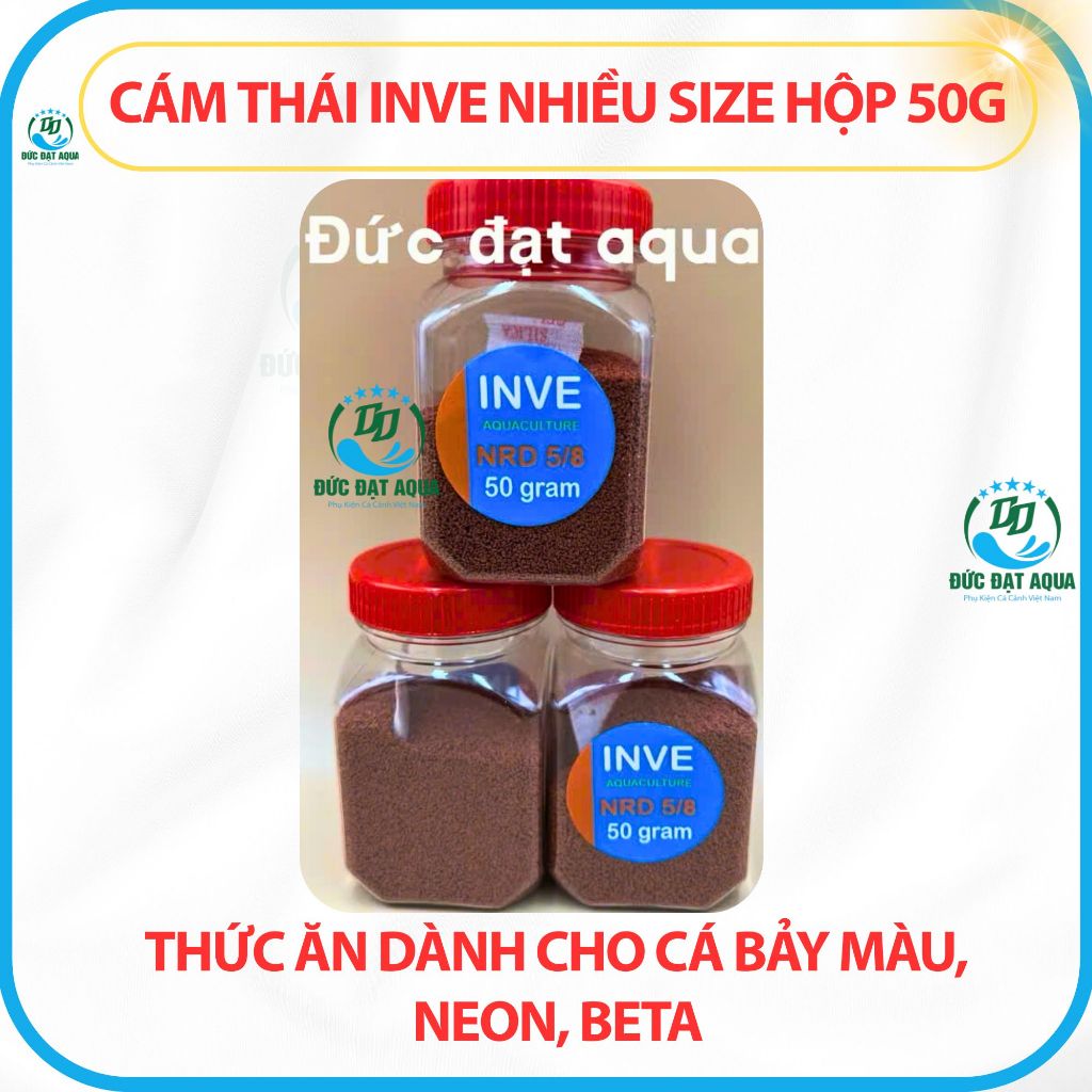 Cám thái Inve 3/5-5/8-G8-G12 Thức Ăn Cho các loại Cá Cảnh thuỷ sinh ,cá bảy màu,betta 4