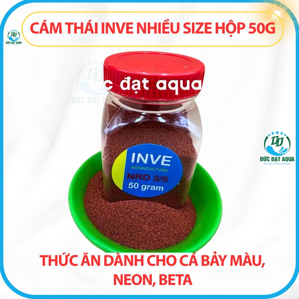 Cám thái Inve 3/5-5/8-G8-G12 Thức Ăn Cho các loại Cá Cảnh thuỷ sinh ,cá bảy màu,betta 7