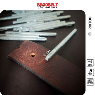 Đinh đục bấm lỗ thắt lưng nam nữ Broobelt chất liệu inox 3.5mm không gỉ tiện lợi