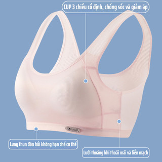 Combo 2 Áo Lá Bé Gái Dạng Lưới Thoáng Có Mút Ôm V1, Áo Lót Học Sinh Mềm Thông Hơi King Shop B-612