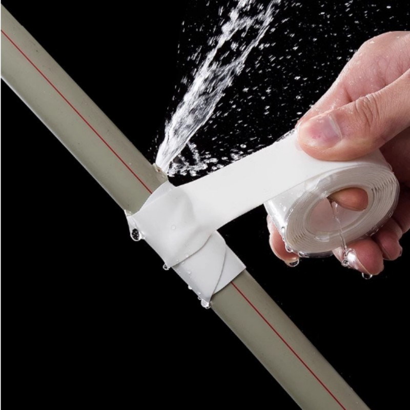 Băng Keo Sửa Chữa Silicon Chống Thấm Nước Có Độ Bám Dính Cao Để Niêm Phong Ống, Giải Pháp Sợi Tự Dính
