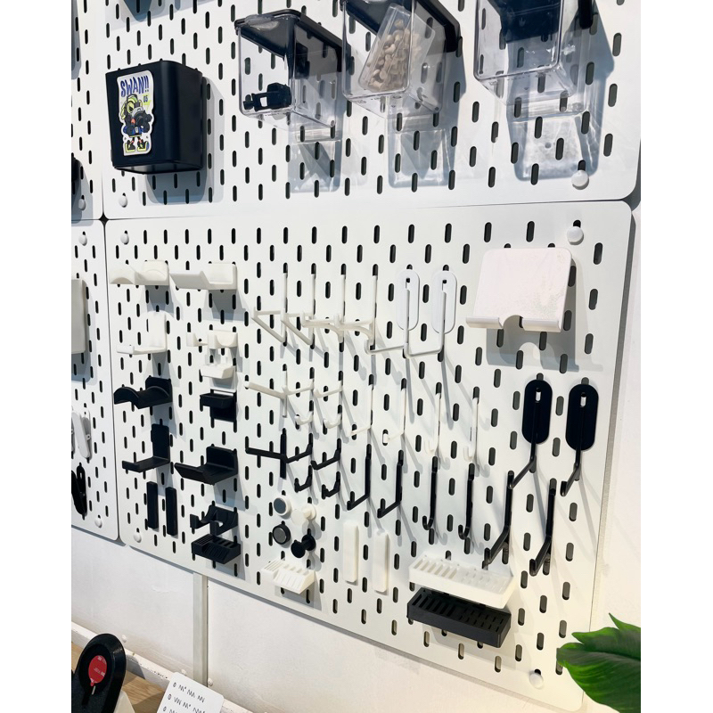 Phụ kiện Pegboard | Móc cho bảng Pegboard IKEA đa năng Lỗ dọc so le
