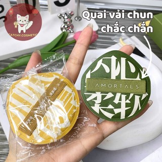 [AMORTALS] Bộ 2 Bông Mút AMORTALS Trang Điểm Tán Kem Nền Size XL Kèm Hộp Đựng, Dụng Cụ Trang Điểm, Đánh Nền Chuyên Dụng