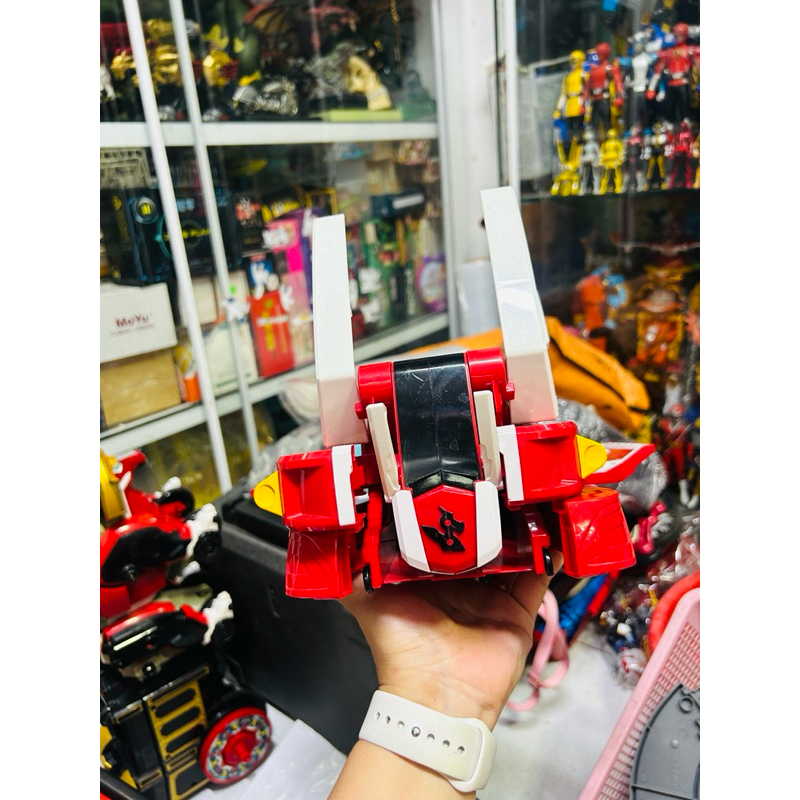 Mô hình xe biến hình Chiến Xa Thần Thú Mecard Dino Red | Shopee Việt Nam