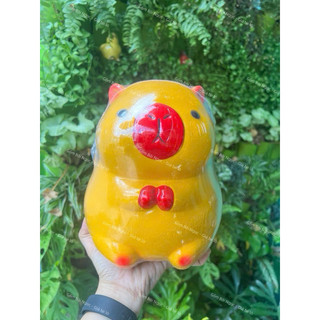 Heo Đất Capybara Tiết Kiệm Nhiều Màu Siêu Xinh - Gốm Thủ Công Lái Thiêu
