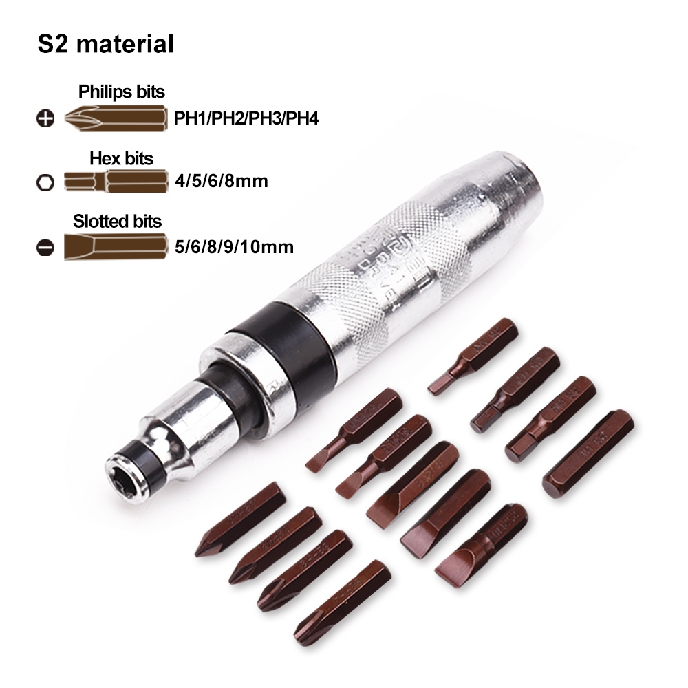 Bộ vít đóng chuyên nghiệp Harden 550641 – 14 chi tiết CR-V, tháo ốc rỉ siêu bền VAT +8%